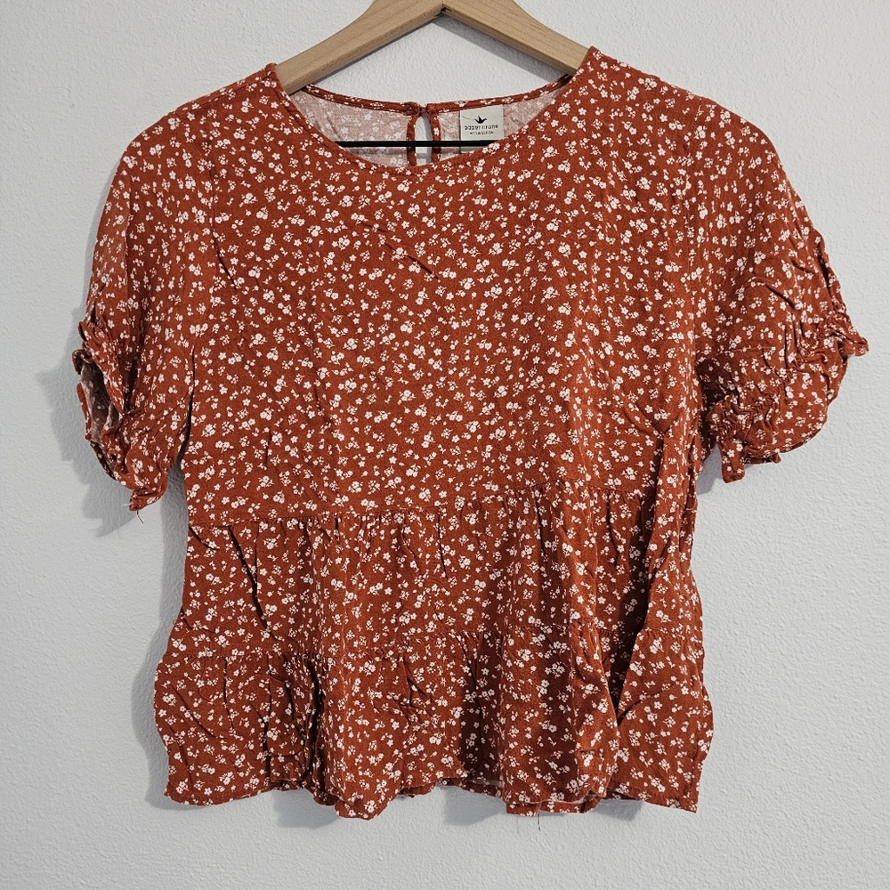 Paper Crane •‎ Floral Peplum Blouse